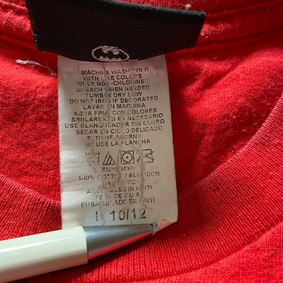 DC Comics Batman 2008 The Dark Knight Batcycle T-Shirt Kids Sz L 10/12 - Picture 8 of 9